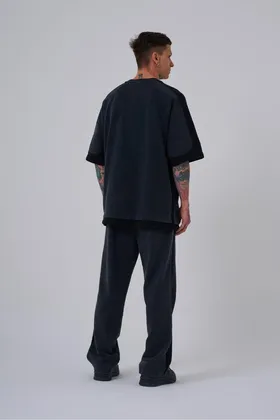 تیشرت آسفالتی مردانه کنتراست شسته شده M2050