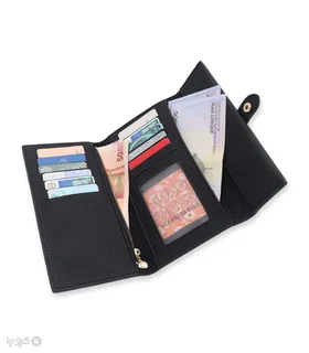 کیف پول زنانه تاشو دکمه دار Taomicmic تائومیک میک کد Y8382 ساده