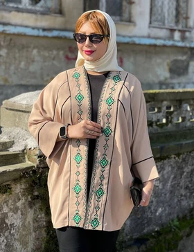 مانتو گلدوزی سولین کد : 7596