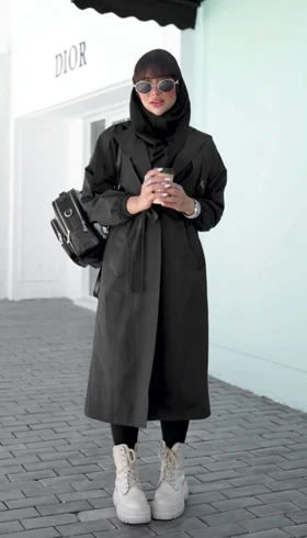 بارانی بلند زنانه