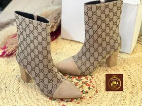 بوت مجلسی پاشنه‌دار زنانه گوچی کد (2088)