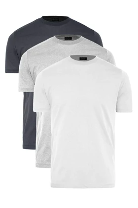 چند پیراهن T -shirt سفید ، خاکستری ، دودی 7011