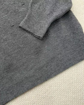 پلیور بافت یقه هفت نما دکمه کد 5492