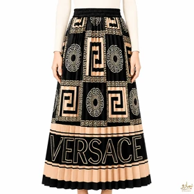 دامن ساتن طرح Versace