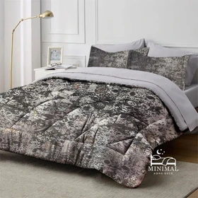 سرویس روتختی مخمل شانل طلاکوب مدرن مدل DD