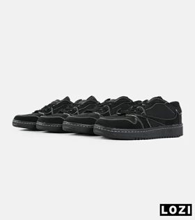 کفش کتانی مردانه مشکی NIKE travis scott