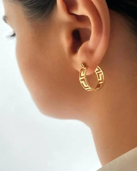 گوشواره حلقه‌ای ورساچه ژوپینگ