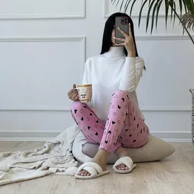 شلوار مخمل عروسکی