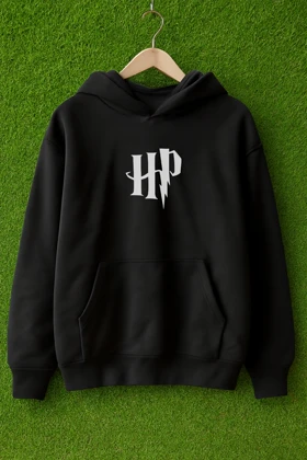 هودی مشکی طرح هری پاتر 2
