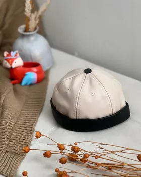 کلاه گرد چرم
