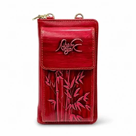 کیف پاسپورتی چرم طبیعی طرح نگار کد 207593