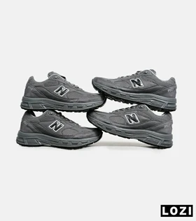 کفش کتانی بزرگ پا طوسی فیلی NEW BALANCE 993