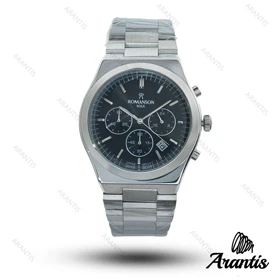 ساعت مردانه رومانسون مکس سیلور صفحه مشکی m-10231