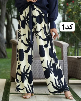 شلوار طرح دار بگی کد 2934