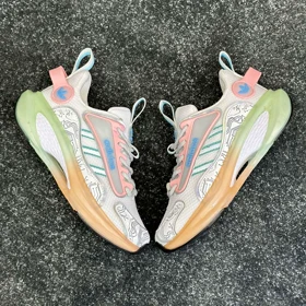 کتانی اسپرت زنانه مدل آدیداس هرموسو ADIDAS HAEMOSO رنگ سفید صورتی کد 85143
