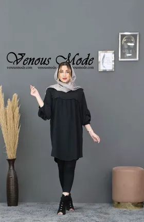 مانتو پیراهنی جلوپیله