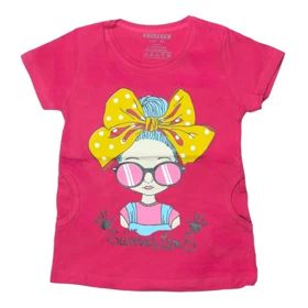 ست تیشرت و شلوار دخترانه مدل PJ1170