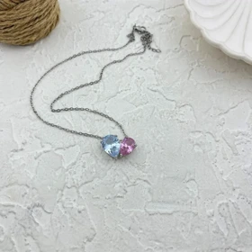 گردنبند زنانه با طرح قلب جواهری، انتخابی شیک و خاص