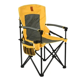 صندلی کمپینگ تاشو TITU CAMP KING (طوسی/زرد)