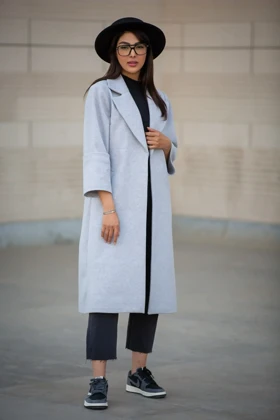 پالتو فوتر بلند یقه E ( پاییزه و زمستانه)