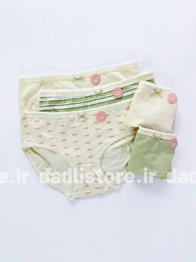 شورت اسلیپ نخ پنبه عروسکی طرح گل