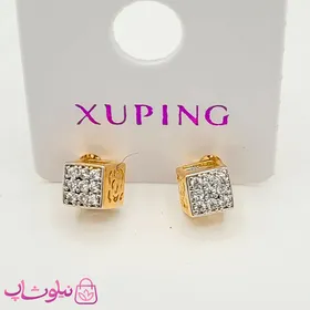 گوشواره زنانه ژوپینگ طرح مکعب