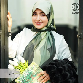 روسری ساتن ابریشم ابرا
