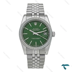 ساعت مردانه Rolex استیل صفحه سبز خطی Rolex-7484-G