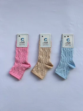 پک سه تایی جوراب زنانه ساق بلند 20003