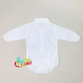 بادی مجلسی نوزاد مدل پاپیون سفید