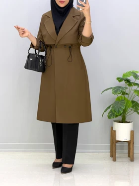 مانتو یقه انگلیسی بزیاق شیوانا کد 2045377
