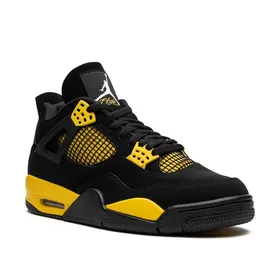 کتانی نایک جردن4 رترو 2023 مشکی زرد Nike Air Jordan 4 Retro Thunder 2023 sneakers
