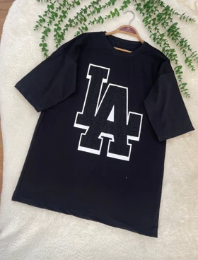 تیشرت لانگ طرح دار