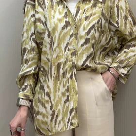 شومیز آبرنگی پری (سبز)