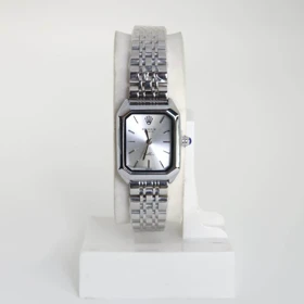 ساعت مچی زنانه رولکس Rolex تمام استیل با قفل پروانه ای (نقره ای)