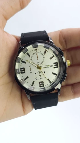 ساعت مچی مردانه والار Walar WG0239 با موتور کوارتز و سبک 3موتوره