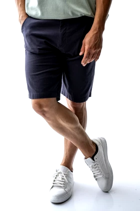 شلوارک کتان پشت جیب‌دار مردانه