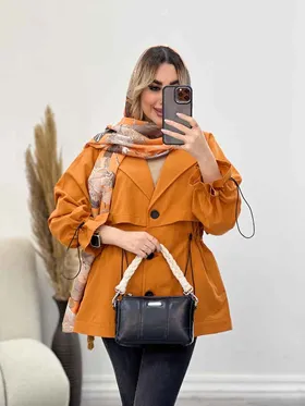 مانتو لینن ژیله دار دلوین