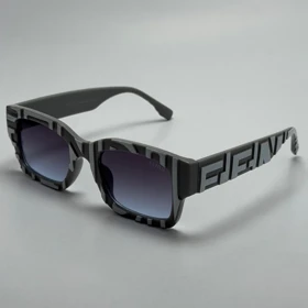 عینک آفتابی فندی FENDI طوسی کد 23087 - کیفیت مستر - لیمیتد ادیشن