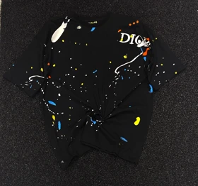 DIOR PAINT SPLATTER COLLECTION هنر خیابانی بر روی تیشرت - طراحی یکتا