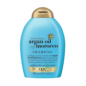 شامپو تقویت کننده و مرطوب‌کننده او جی ایکس, مدل Argan Oil Of Morocco مناسب موهای خشک و آسیب‌دیده حجم 385ml
