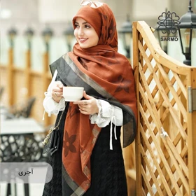 روسری نخ ابریشم رافاگل