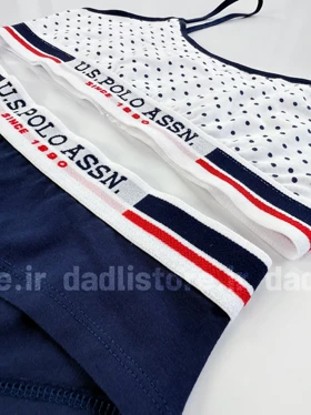 ست نیم‌تنه بدون کاپ و شورت اسلیپ اسپورت پولو U.S Polo Assn