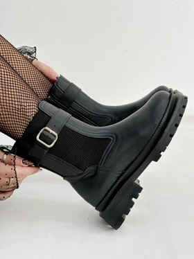 نیم بوت دو کش بغل سگک 421