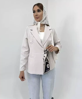 کت یقه انگلیسی کد Se028 برند ردا