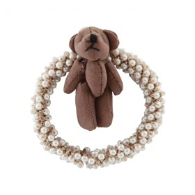 کش مو دخترانه مدل خرس (قهوه‌ای)