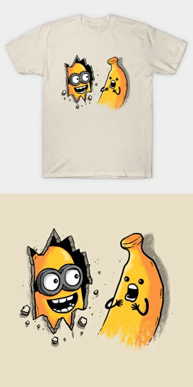 تیشرت با طرح Minions کد 67298