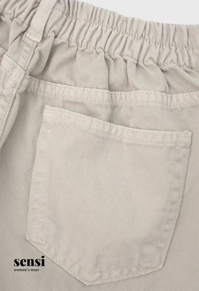 شلوار جین راسته half bag پشت کش کد1001113