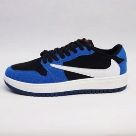 کفش کتانی جردن 1 تراویس اسکات وودو آبی کد 294886