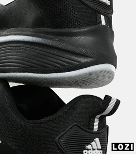 کفش کتانی مردانه و زنانه مشکی سفید ADIDAS BONCE مدل 7467